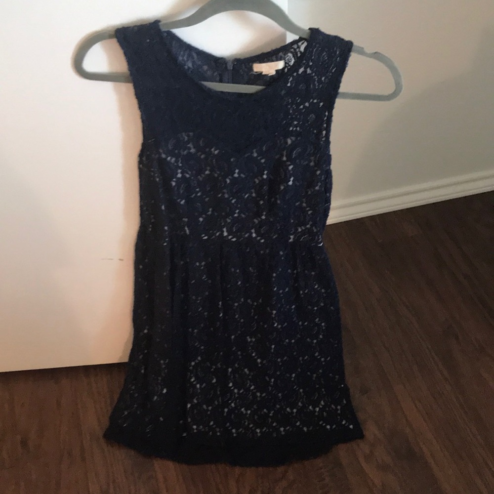 ModCloth Size Small Blue Lace dress.